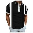 thumbnail image 1 of Ketyyh-chn99 Polo Long Sleeve Shirts for Men Fashion Shirts Casual Slim Fit Solid Soft Pocket Shirt Black,2XL, 1 of 5