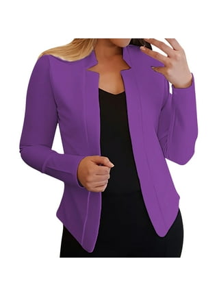 Ladies Purple Blazers