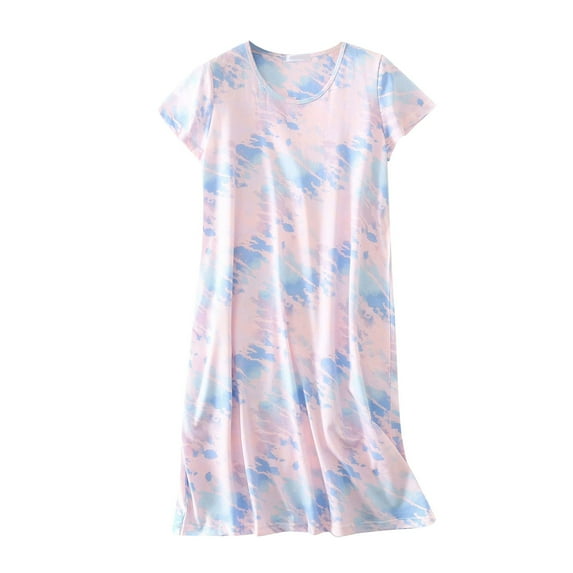 Ketyyh-chn99 Robes for Women Bathrobe Soft Cozy Ladies Long Knit Lightweight Soft Sleepwear Ladies Loungewear Spa Bathrobe Dresses Pink,M