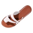 thumbnail image 1 of Ketyyh-chn99 Sandals Women Slip on Shoes Slippers Womens Wedge Sandals Dressy Sandal Comfortable Walking Casual Slip on Summer Shoes White,9, 1 of 5