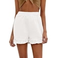 thumbnail image 1 of Ketyyh-chn99 Shorts Women Beach Shorts for Women High Waist Shorts Casual with Pocket White,2XL, 1 of 5
