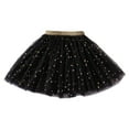 thumbnail image 1 of Ketyyh-chn99 Skirt Girl Little Girl Tutu Sparkling Sequin Skirts Toddler Party Princess Dance Skirts Black,XL, 1 of 3