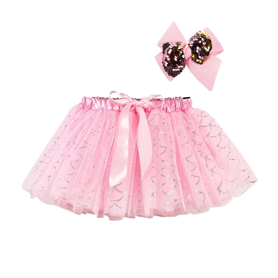 Ketyyh-chn99 Skirt for Girls Girl Tutu Skirts Baby Girls Tutu Skirt Princess Dancing Skirt Tulle Ballet 5-8 Years,Pink