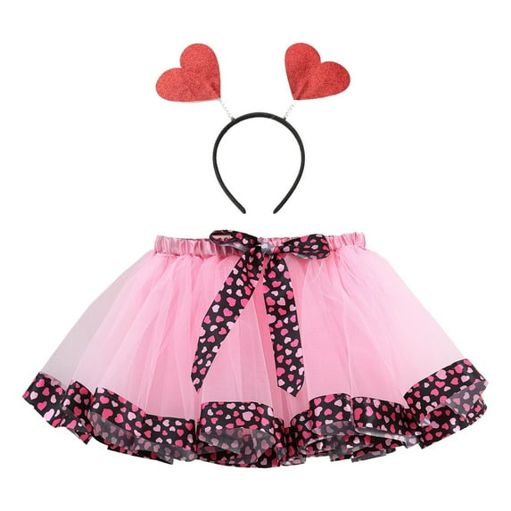 Ketyyh-chn99 Skirt for Kids Princess Stars Sequins Party Dance Ballet Tutu Skirts Pink,S