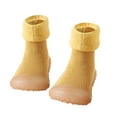 thumbnail image 1 of Ketyyh-chn99 Sock Shoes for Kids Boys Girls Socks Breathable Kids Non-slip Indoor Toddler Shoes Yellow,27, 1 of 4