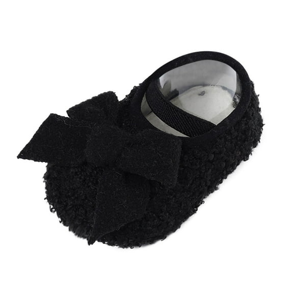Ketyyh-chn99 Sock Shoes for Kids Kids Boys Girls First Walkers Cute Cartoon Non-Slip Shoe Black,14