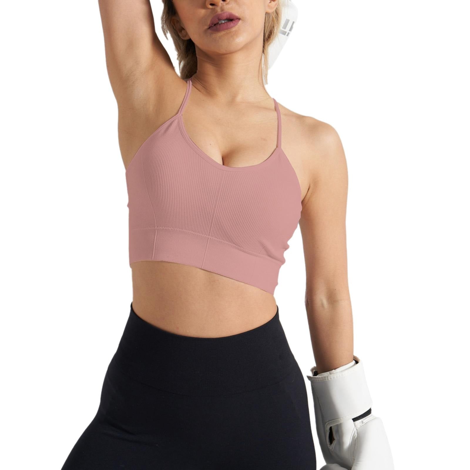 Ketyyhchn99 Sport Bras for Women Undershirts Sports Bras for Women Seamless Comfortable Yoga