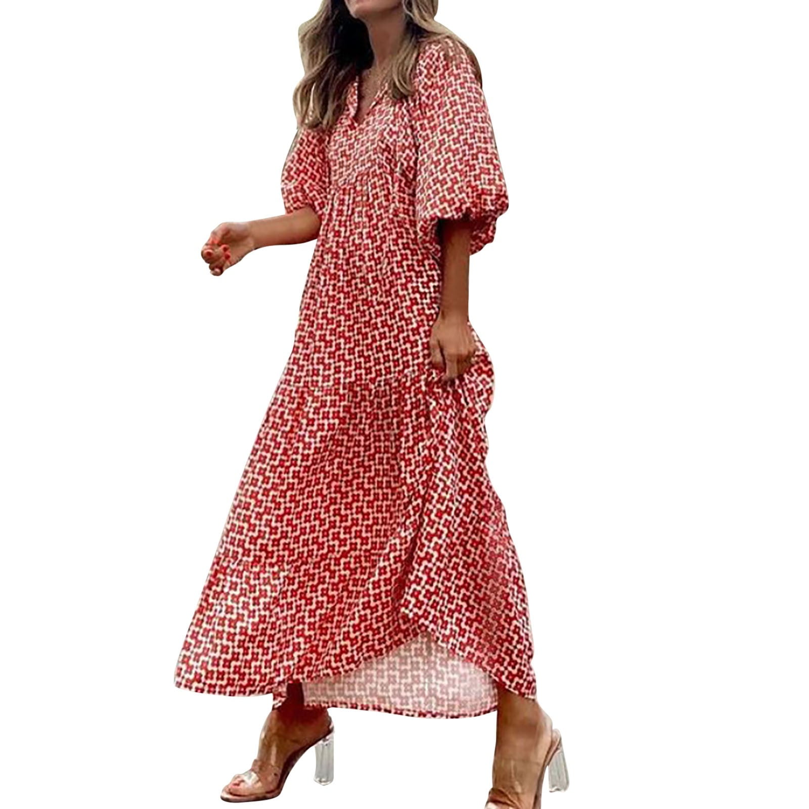 Ketyyhchn99 Spring Dresses for Women 2024 Elegant Long Sleeve Comfy