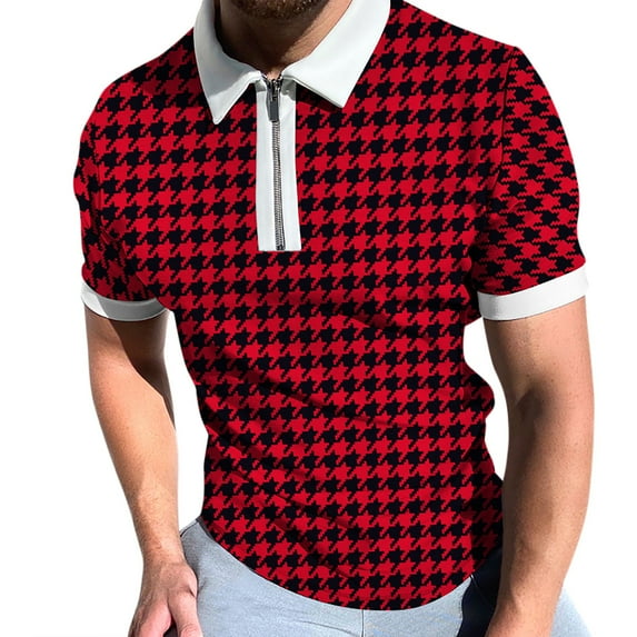 Ketyyh-chn99 Suits for Men Beach Set Short Sets Outfits 2 Piece Summer Tracksuit Short Sleeve T Shirt and Shorts Set Red,S