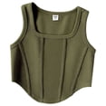 thumbnail image 1 of Ketyyh-chn99 Toddler Girl Tops Little Girls Clothes Girls' Crop Tank Tops Summer Sleeveless Shirt Breathable Sports Top Short Slim Fit Tank Top Crop Vest Size for 8-9 Years,AG, 1 of 4