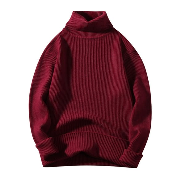 Ketyyh-chn99 Sweaters for Young Men 2023 Long Sleeve Lightweight Solid Color Knit Pullover Sweater ,XL