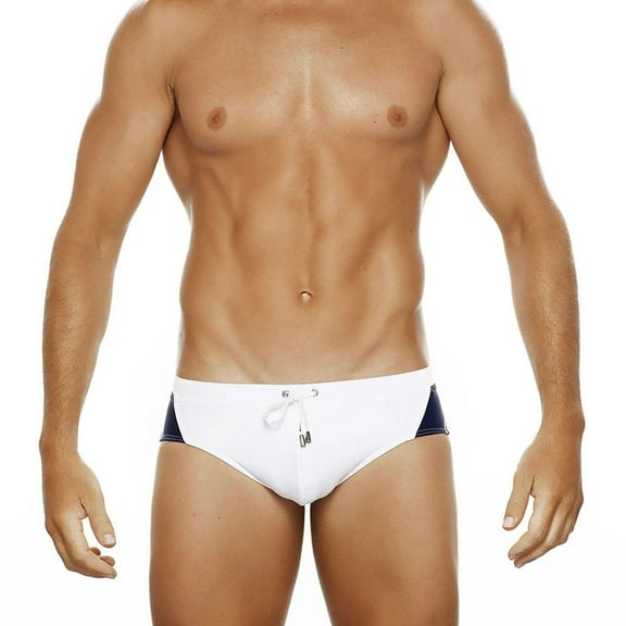 Ketyyh-chn99 Swim Men Brief Swimwear Man Swimsuit Swim Trunks Bathing Beach Wear Surf Boxer Briefs Navy,XL