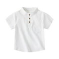 thumbnail image 1 of Ketyyh-chn99 T-Shirt for Toddlers Kid Tee Shirt Toddler Kids T-Shirt Tops Boys Clothes Summer White,5-6 Years, 1 of 5