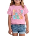 thumbnail image 1 of Ketyyh-chn99 Teen Clothes Girls Trendy Toddler Girl Shirt Fashion Leisure Casual Tee T Shirts Cotton Short Sleeve Tees Size for 13-14 Years,Pink, 1 of 4
