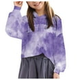 thumbnail image 1 of Ketyyh-chn99 Teen Girl Clothes Girls Casual Hoodies Long Sleeve Cute Lightweight Pullover Tops with pocket Loose Solid Sweatshirt Khaki,6-7 Years, 1 of 4