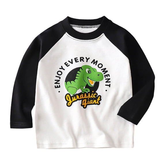 Ketyyh-chn99 Toddler Baby Boys Girls Outfits Baby and Toddler All Holiday Birthdays Long Sleeve Graphic T-Shirts Size for 18-24 Months,Green