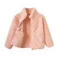 thumbnail image 1 of Ketyyh-chn99 Toddler Baby Spring Jacket Girls Boys Cute Baby Infant Boys Girls Winter Coat Fleece Outwear Jacket Warm Clothes Hooded Size for 10-11 Years,Pink, 1 of 9