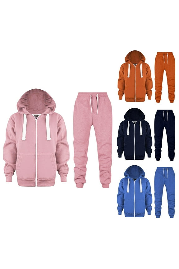 Toddler Boy Fall Clothes 90 100 110 120 130 140 150 Toddler Boy Clothes Long Sleeve Hoodie Sweatsuits Tops and Pants 2Pcs Boys Fall Winter Outfits Set Size for 9-10 Years,Pink