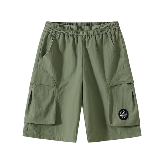 Ketyyh-chn99 Toddler Boys Athletic Basketball Shorts Boy Clothes Kids Boy's Summer Outfits Shorts Sleeve Crewneck Shorts Boy's Outfits Size for 8-9 Years,Green