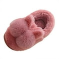 thumbnail image 1 of Ketyyh-chn99 Toddler Boys Slippers Warm Lightweight Girls Walking Shoes Red,24, 1 of 5
