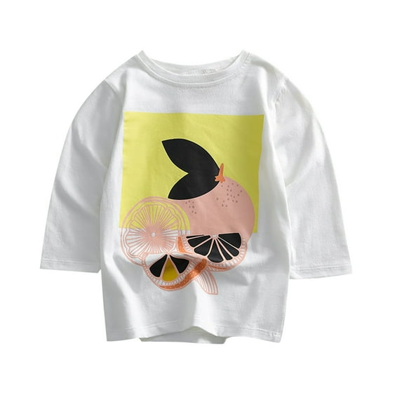 Ketyyh-chn99 Toddler Girl Long Sleeve Shirt Girls Casual Tops Long Sleeve Toddler Girls Long Sleeve Blouse Button Solid Puff Sleeve Shirt Tops Size for 18-24 Months,White