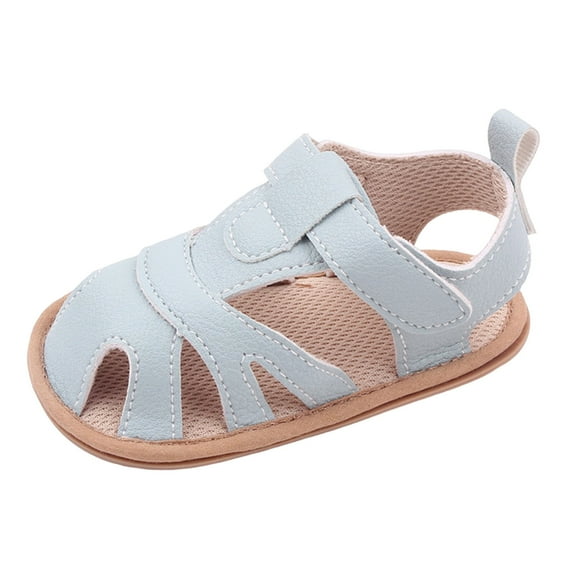 Ketyyh-chn99 Toddler Girl Sandals Baby Shoes Girls Soft Summer Sandals for Light Blue,5