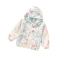 thumbnail image 1 of Ketyyh-chn99 Toddler Jacket with Hooded Cartoon Baby Girls Windbreaker Outerwear WH1,4-5Y, 1 of 4