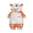 thumbnail image 1 of Ketyyh-chn99 Toddler Jackets for Girls Baby Boy Girl Baseball Varsity Jacket Baby Boys' Midweight Jacket Size for 3-6 Months,Orange, 1 of 4