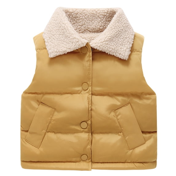 Ketyyh-chn99 Toddler Kids Winter Jackets 2023 Girls Girls Casual Fall Clothes for Kids Yellow,140