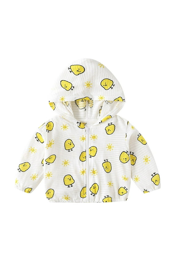 Toddler Lightweight Cotton Jacket Baby Boys' Windbreaker Jacket Toddler Fleece Jacket Baby Boys Girls Hooded Zipper Warm Spring Autumn Outerwear Coat Size for 2-3 Years,Yellow