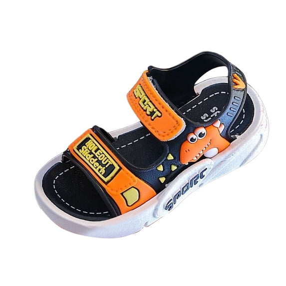 Ketyyh-chn99 Toddler Sandals Boys Baby Boys Girls Sandals Boys Sandals Boys Girls Summer Water Sandal Open Toe Lightweight Outdoor Sport Shoes Boys Slide Sandals Size for US 12,Orange