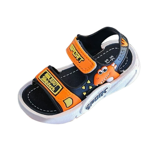 Ketyyh-chn99 Toddler Sandals Boys Boys Sandals Boys Girls Summer Water Sandal Open Toe Lightweight Outdoor Sport Shoes Boys Slide Sandals Size for US 9,Orange