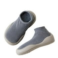 thumbnail image 1 of Ketyyh-chn99 Toddler Sock Shoes Girls Socks Antislip Boys Slippers Shoes 1 Pair First Walking Shoes Gray,23, 1 of 5