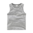 thumbnail image 1 of Ketyyh-chn99 Toddler Tank Top Toddler Baby Boy's Sleeveless Tank Tops Kids Girls Summer Basic Cami Shirts Cotton Athletic Undershirts T-Shirts Vest for 18-24 Months,Grey, 1 of 3