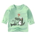 thumbnail image 1 of Ketyyh-chn99 Toddler Truck Shirt Boys Fashion Little Kids'/Toddlers' Long Sleeve TShirt Size for 18-24 Months,Light Green, 1 of 3