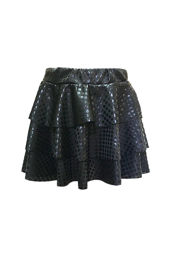 Toddlers Tulle Tutu Skirt for Girls Toddler Girl's High Waist Pleated Skirt Camo Skirts Summer Skater Skirts Size for 7-8 Years,Black