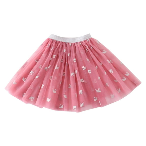 Ketyyh-chn99 Tulle Skirt Layered Tulle Tutu Skirt for Girls Birthday Girl Ballet Tutu Skirt PK2,L