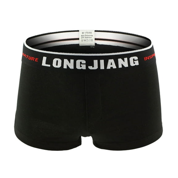 Ketyyh-chn99 Underwear Men Breathable Cool Boxer Briefs Stretch Boxers Underwear Black,XL