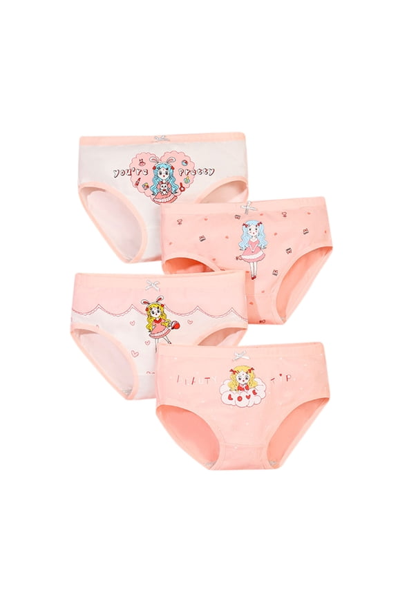 Underwear for Girls Kids Undies Girls Cotton Assorted Panties Pink,130
