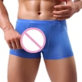 thumbnail image 1 of Ketyyh-chn99 Underwear for Men Briefs Stretch Bikini Underwear Briefs Soft Comfy Underwear Blue,L, 1 of 5