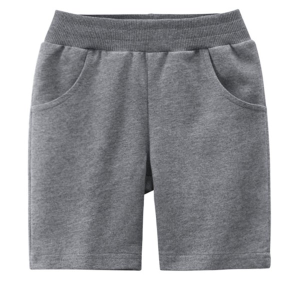 Ketyyh-chn99 Unisex Baby Toddler Shorts Boy Clothes Kids Boy's Summer Outfits Shorts Sleeve Crewneck Shorts Boy's Outfits Size for 12-18 Months,Grey