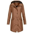 thumbnail image 1 of Ketyyh-chn99 Winter Coats for Women Fall Coat Jacket Coat Open Front Cardigan 2023 Khaki,2XL, 1 of 3
