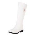 thumbnail image 1 of Ketyyh-chn99 Women Boots Knee High Boots Winter Snow Boots Zipper Closure Boots White,40, 1 of 4