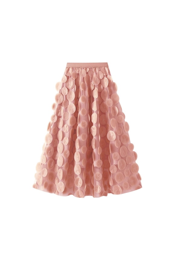 Women Skirt Basic Comfort Stretch Maxi Midi Womens Skirt Mini High Waist Casual Slim Plus Size Skirts Pink,One Size