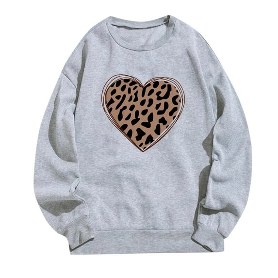 Ketyyh-chn99 Women Sports Active Sweatshirt 2023 Casual Comfy Fall Fashion Outfits Clothes 2023 Grey,S