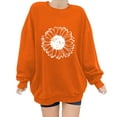 thumbnail image 1 of Ketyyh-chn99 Women Sports Active Sweatshirt 2023 Lightweight Long Sleeve Sweatshirt Orange,M, 1 of 5