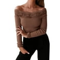 thumbnail image 1 of Ketyyh-chn99 Women Sweater 2024 Thick Ladies Sweaters High Quality Oversized Sweater Coffee,2XL, 1 of 5