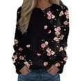 thumbnail image 1 of Ketyyh-chn99 Women Top 2024 Lightweight Baggy Sweatshirts Stylish Blouses Tunic Tops Red,S, 1 of 4