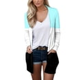 thumbnail image 1 of Ketyyh-chn99 Women's Cardigan Sweater Open Front Cardigan Knit Sweaters for Women Blue,2XL, 1 of 4