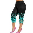 thumbnail image 1 of Ketyyh-chn99 Women's Pants Leggings Fashion Leggings For Women Plus Size Leggings High Waist Stretchy Jeans Skinny Capris Pants Casual Pants Mint Green,XL, 1 of 4